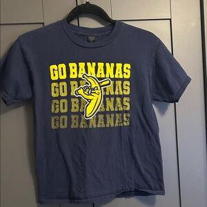Savannah Bananas - Gildan Kids Navy Blue 'Go Bananas' T-Shirt